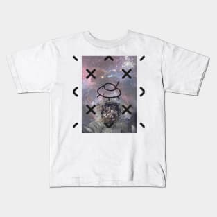 Space - astronaut - UFO collage Kids T-Shirt